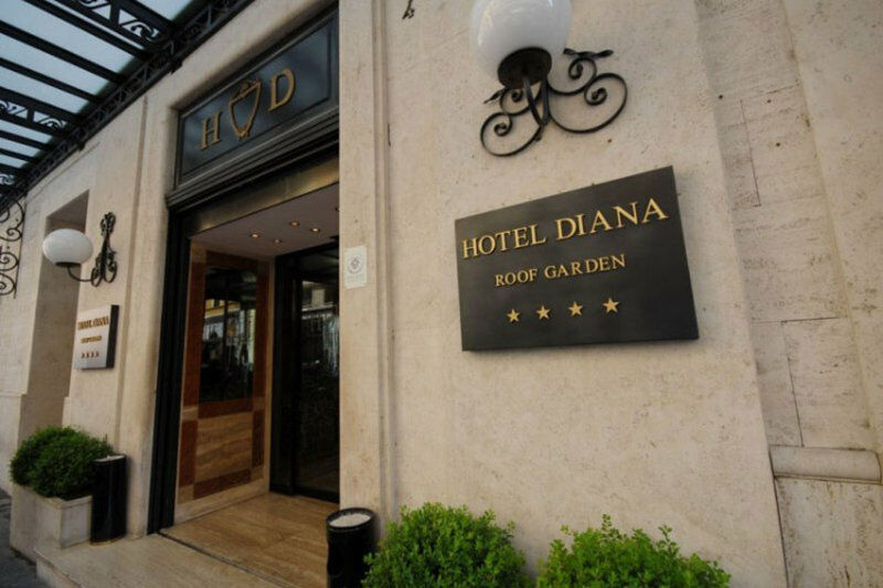 Hotel Diana Roof Garden Roma Esterno foto